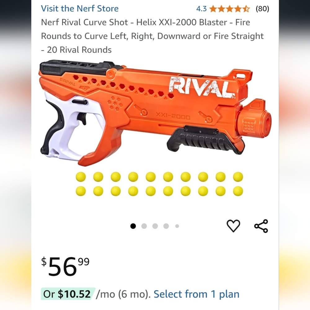 Nerf Rival XXI-2000